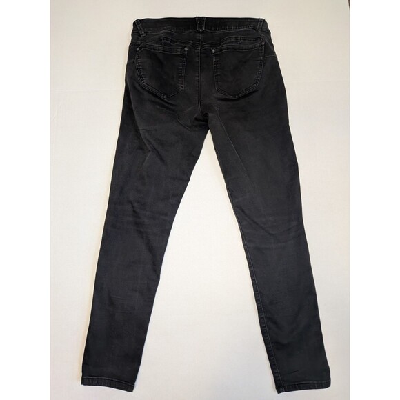 Democracy Jeans Women's 10 "Ab"Solutions Black Dark Wash Skinny Stretch Control - Picture 11 of 16